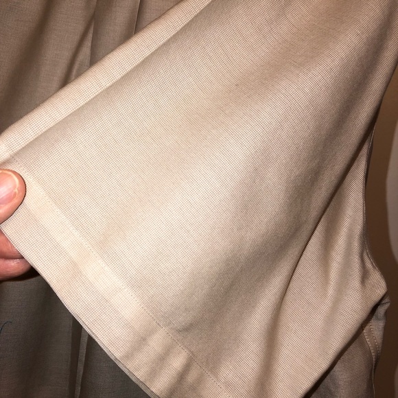 Nordstrom beige men’s button up short sleeve shirt with pocket size XL - Picture 6 of 6